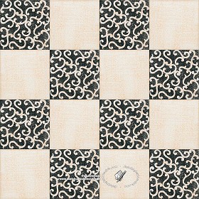 Textures   -   ARCHITECTURE   -   TILES INTERIOR   -   Ornate tiles   -  Mixed patterns - Ornate ceramic tile texture seamless 20382