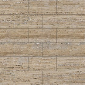 Textures   -   ARCHITECTURE   -   TILES INTERIOR   -   Marble tiles   -   Travertine  - Striated travertine floor tile texture seamless 14795 (seamless)