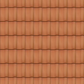 Textures   -   ARCHITECTURE   -   ROOFINGS   -  Clay roofs - Terracotta roof tile texture seamless 03474