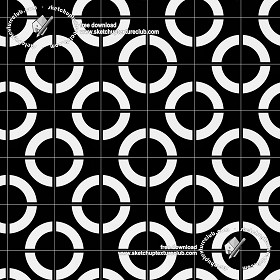 Textures   -   ARCHITECTURE   -   TILES INTERIOR   -   Ornate tiles   -  Geometric patterns - Geometric patterns tile texture seamless 19074
