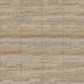 Textures   -   ARCHITECTURE   -   TILES INTERIOR   -   Marble tiles   -   Travertine  - Striated travertine floor tile texture seamless 14796 (seamless)