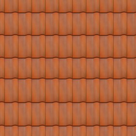 Textures   -   ARCHITECTURE   -   ROOFINGS   -  Clay roofs - Terracotta roof tile texture seamless 03475