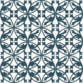 Textures   -   ARCHITECTURE   -   TILES INTERIOR   -   Cement - Encaustic   -   Encaustic  - Traditional encaustic cement ornate tile texture seamless 13570 (seamless)