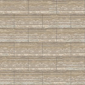 Textures   -   ARCHITECTURE   -   TILES INTERIOR   -   Marble tiles   -  Travertine - Striated travertine floor tile texture seamless 14797