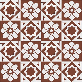 Textures   -   ARCHITECTURE   -   TILES INTERIOR   -   Cement - Encaustic   -  Victorian - Victorian cement floor tile texture seamless 13790