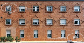 Textures   -   ARCHITECTURE   -   BUILDINGS   -  Residential buildings - Brick facade residential building 18230
