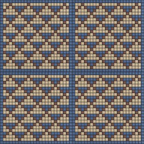 Textures   -   ARCHITECTURE   -   TILES INTERIOR   -   Mosaico   -   Classic format   -  Patterned - Mosaico patterned tiles texture seamless 15164