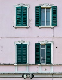 Textures   -   ARCHITECTURE   -   BUILDINGS   -   Windows   -  mixed windows - Old residential window texture 18451