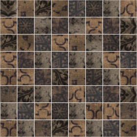 Textures   -   ARCHITECTURE   -   TILES INTERIOR   -   Mosaico   -   Mixed format  - Mosaico patterned tiles texture seamless 1 15675 (seamless)