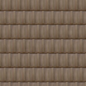 Textures   -   ARCHITECTURE   -   ROOFINGS   -  Clay roofs - Terracotta roof tile texture seamless 03482