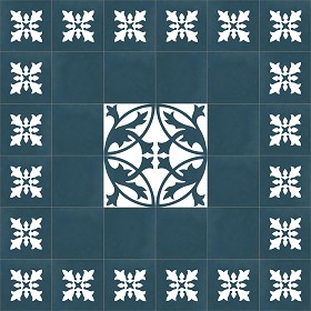 Textures   -   ARCHITECTURE   -   TILES INTERIOR   -   Cement - Encaustic   -   Encaustic  - Traditional encaustic cement ornate tile texture seamless 13577 (seamless)