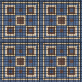 Textures   -   ARCHITECTURE   -   TILES INTERIOR   -   Mosaico   -   Classic format   -   Patterned  - Mosaico patterned tiles texture seamless 15169 (seamless)