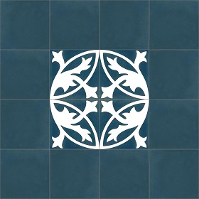 Textures   -   ARCHITECTURE   -   TILES INTERIOR   -   Cement - Encaustic   -   Encaustic  - Traditional encaustic cement ornate tile texture seamless 13578 (seamless)