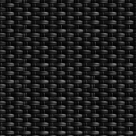 Textures   -   NATURE ELEMENTS   -   RATTAN &amp; WICKER  - Black synthetic wicker texture seamless 12615 (seamless)