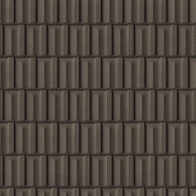 Textures   -   ARCHITECTURE   -   ROOFINGS   -  Clay roofs - Terracotta roof tile texture seamless 03484