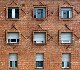 Textures   -   ARCHITECTURE   -   BUILDINGS   -   Windows   -   mixed windows  - Glass residential windows texture 18460