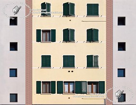 Textures   -   ARCHITECTURE   -   BUILDINGS   -  Residential buildings - Residential building facade texture seamless 18239
