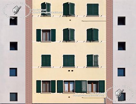 Textures   -   ARCHITECTURE   -   BUILDINGS   -   Residential buildings  - Residential building facade texture seamless 18239 (seamless)