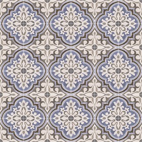 Textures   -   ARCHITECTURE   -   TILES INTERIOR   -   Cement - Encaustic   -  Encaustic - Traditional encaustic cement ornate tile texture seamless 13582