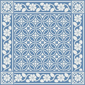 Textures   -   ARCHITECTURE   -   TILES INTERIOR   -   Cement - Encaustic   -  Victorian - Victorian cement floor tile texture seamless 13801