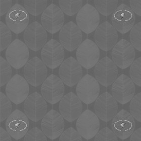 Textures   -   MATERIALS   -   WALLPAPER   -   various patterns  - Leaves wallpaper texture seamless 20835 - Displacement