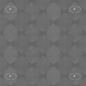 Textures   -   MATERIALS   -   WALLPAPER   -   various patterns  - Leaves wallpaper texture seamless 20835 - Displacement