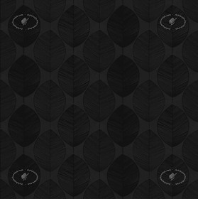 Textures   -   MATERIALS   -   WALLPAPER   -   various patterns  - Leaves wallpaper texture seamless 20835 - Specular