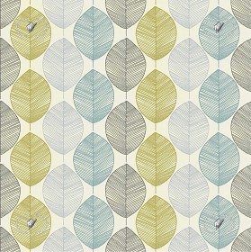 Textures   -   MATERIALS   -   WALLPAPER   -  various patterns - Leaves wallpaper texture seamless 20835
