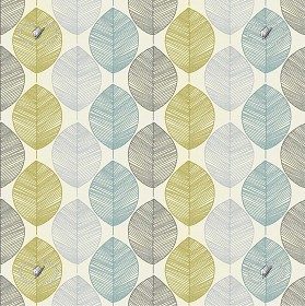 Textures   -   MATERIALS   -   WALLPAPER   -   various patterns  - Leaves wallpaper texture seamless 20835 (seamless)