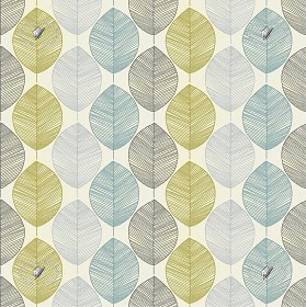 Textures   -   MATERIALS   -   WALLPAPER   -   various patterns  - Leaves wallpaper texture seamless 20835 (seamless)