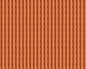 Textures   -   ARCHITECTURE   -   ROOFINGS   -  Clay roofs - Terracotta roof tile texture seamless 03489