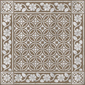 Textures   -   ARCHITECTURE   -   TILES INTERIOR   -   Cement - Encaustic   -   Victorian  - Victorian cement floor tile texture seamless 13803 (seamless)