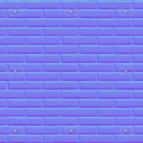 Textures   -   ARCHITECTURE   -   CONCRETE   -   Plates   -   Clean  - Concrete brick wall texture seamless 21186 - Normal