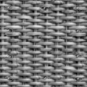 Textures   -   NATURE ELEMENTS   -   RATTAN &amp; WICKER  - Rattan texture seamless 21277 - Displacement