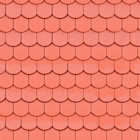 Textures   -   ARCHITECTURE   -   ROOFINGS   -   Clay roofs  - Shingle clay roof tile texture seamless 03490 (seamless)