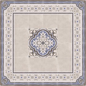Textures   -   ARCHITECTURE   -   TILES INTERIOR   -   Cement - Encaustic   -  Encaustic - Traditional encaustic cement ornate tile texture seamless 13585