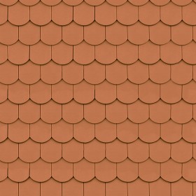 Textures   -   ARCHITECTURE   -   ROOFINGS   -  Clay roofs - Shingle clay roof tile texture seamless 03491