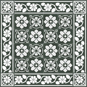 Textures   -   ARCHITECTURE   -   TILES INTERIOR   -   Cement - Encaustic   -   Victorian  - Victorian cement floor tile texture seamless 13805 (seamless)