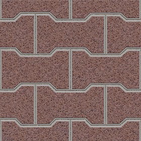 Textures   -   ARCHITECTURE   -   PAVING OUTDOOR   -   Pavers stone   -  Blocks regular - Drenage pavers stone texture seamless 06364