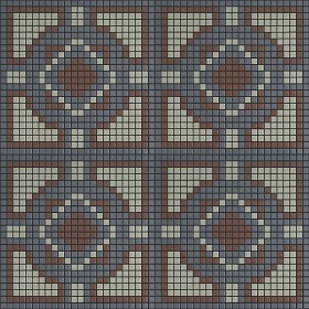Textures   -   ARCHITECTURE   -   TILES INTERIOR   -   Mosaico   -   Classic format   -  Patterned - Mosaico patterned tiles texture seamless 15180