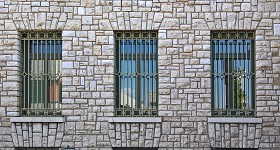 Textures   -   ARCHITECTURE   -   BUILDINGS   -   Windows   -   mixed windows  - Residential window grill texture 18466