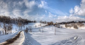 Textures   -   BACKGROUNDS &amp; LANDSCAPES   -   NATURE   -  Countrysides &amp; Hills - Background snowfall in the countryside 20214