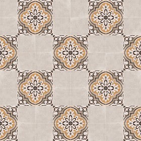 Textures   -   ARCHITECTURE   -   TILES INTERIOR   -   Cement - Encaustic   -  Encaustic - Traditional encaustic cement ornate tile texture eamless 13589