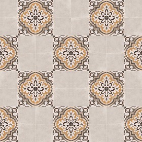 Textures   -   ARCHITECTURE   -   TILES INTERIOR   -   Cement - Encaustic   -   Encaustic  - Traditional encaustic cement ornate tile texture eamless 13589