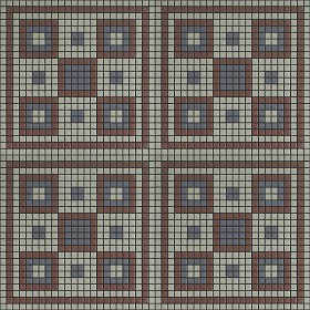 Textures   -   ARCHITECTURE   -   TILES INTERIOR   -   Mosaico   -   Classic format   -   Patterned  - Mosaico patterned tiles texture seamless 15182 (seamless)