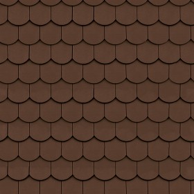 Textures   -   ARCHITECTURE   -   ROOFINGS   -  Clay roofs - Shingle clay roof tile texture seamless 03495