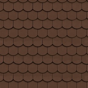 Textures   -   ARCHITECTURE   -   ROOFINGS   -   Clay roofs  - Shingle clay roof tile texture seamless 03495 (seamless)