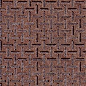 Textures   -   MATERIALS   -   METALS   -  Plates - Rusty iron metal plate texture seamless 10729