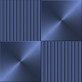 Textures   -   MATERIALS   -   METALS   -  Facades claddings - Blue metal facade cladding texture seamless 10256