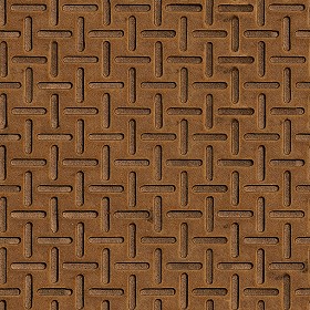 Textures   -   MATERIALS   -   METALS   -   Plates  - Bronze metal plate texture seamless 10730 (seamless)